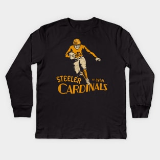 Defunct Steeler Cardinals Football Team Kids Long Sleeve T-Shirt